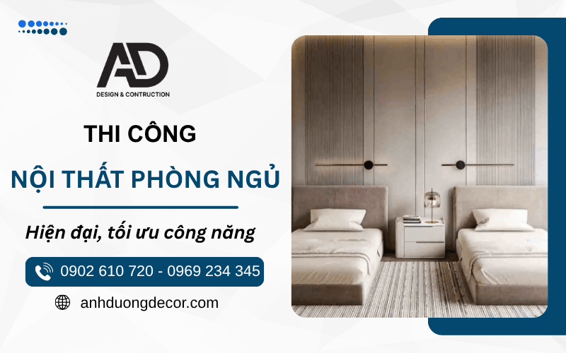 Thi công nội thất phòng ngủ