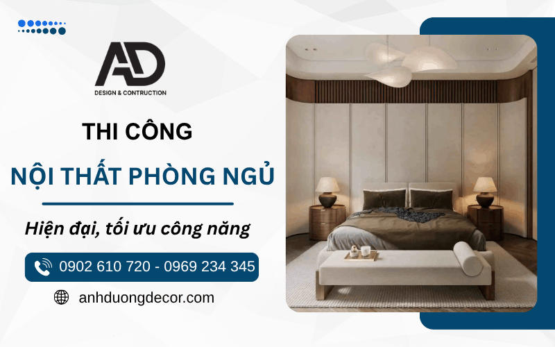 Thi công nội thất phòng ngủ