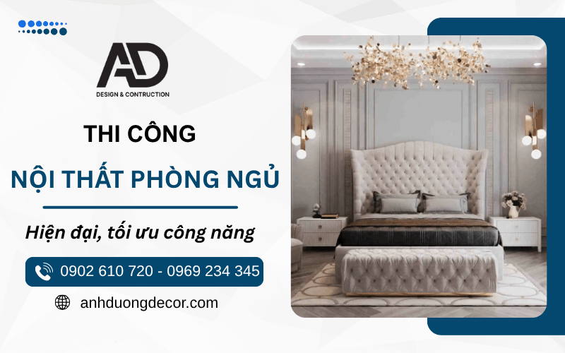 Thi công nội thất phòng ngủ