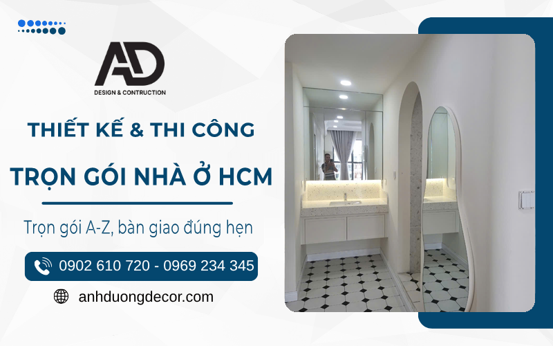Thi công nội thất phòng tắm trọn gói HCM